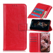 WALLET-XPL4ROUGE - Etui Xperia L4 rouge rabat latéral fonction stand logements cartes