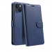 WALLETIP13MINIBLEU - Etui portefeuille iPhone 13 Mini coloris BLEU rabat latéral articulé fonction stand