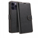 WALLETIP14PRONOIR - Etui portefeuille iPhone 14 PRO coloris NOIR rabat latéral articulé fonction stand