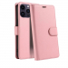 WALLETIP14PROROSE - Etui portefeuille iPhone 14 PRO coloris ROSE rabat latéral articulé fonction stand