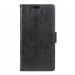 WALLETLGK8NOIR - Etui pour LG K8 rabat latéral noir fonction stand logement cartes