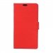 WALLETLUMIA540ROUGE - Etui portefeuille rouge pour Microsoft Lumia 540 rabat latéral articulé fonction stand