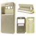 WALLETVIEWJ72016GOLD - Etui Folio View Roar Korea ultra fin gold pour Galaxy J7-2016
