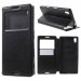 WALLETVIEWXPEZ5NOIR - Etui Folio View Roar Korea ultra fin noir pour Sony Xperia Z5