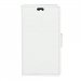WALLETXPC4BLANC - Etui type portefeuille pour Sony Xperia C4 coloris blanc avec rabat latéral articulé fonction stan
