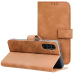 WALLTENDER-A26CAMEL - Etui type portefeuille Galaxy A26 camel avec rabat latéral fonction stand
