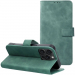 WALLTENDER-IP15PMAXVERT - Etui type portefeuille iPhone 15 Pro Max vert avec rabat latéral fonction stand