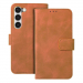 WALLTENDER-S26ULTRACAMEL - Etui type portefeuille Galaxy S26 Ultra camel avec rabat latéral fonction stand