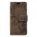 WALLVINT-XZ1COMPMARRON - Etui type portefeuille marron vintage Xperia XZ1-Compact avec rabat latéral fonction stand