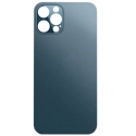 CACHE-IP12PMAXBLEU - Vitre arrière (dos) iPhone 12 Pro Max coloris Bleu Pacifique en verre