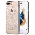 DEVIABAROQIP755GRIS - Coque iPhone 7 Plus Baroque avec cristaux Swarovski et motifs gris