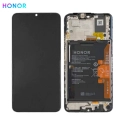 FACE-HONORX7ANOIR - Ecran complet Honor-X7a coloris noir Vitre + LCD + Châssis + batterie