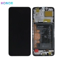 FACE-HONORX85GNOIR - Ecran complet Honor-X8(5G) coloris noir Vitre + LCD + Châssis + batterie