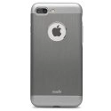 MOSHI-ARMOURIP7PLUSGRIS - Coque iPhone 7 Plus Armour de Moshi en aluminium gris avec intérieur antichoc