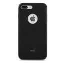 MOSHI-IGLAZEIP755NOIR - Coque iPhone 7 plus iGlaze de Moshi noir avec intérieur antichoc